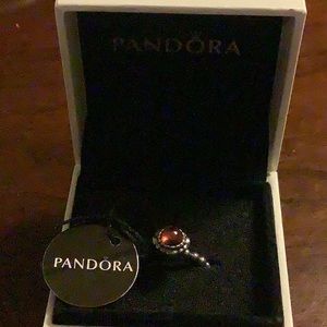 Pandora birthstone January ring